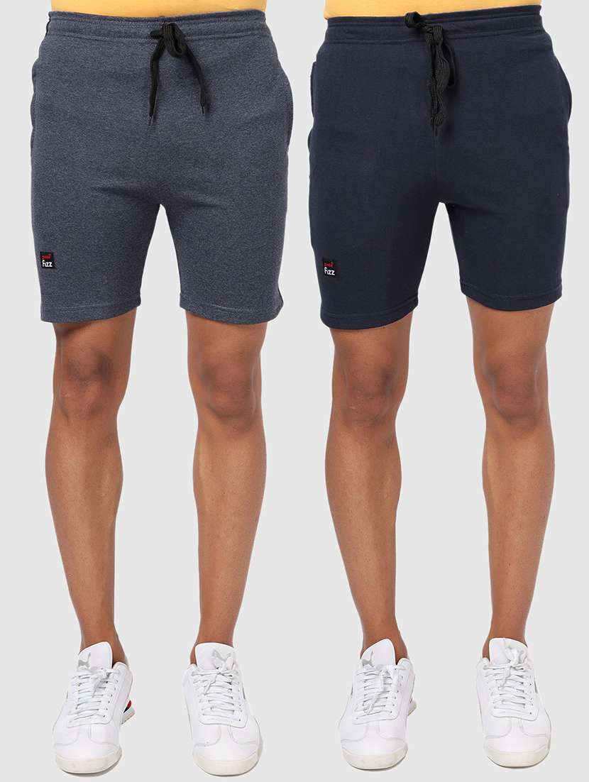 men pack of 2 solid shorts