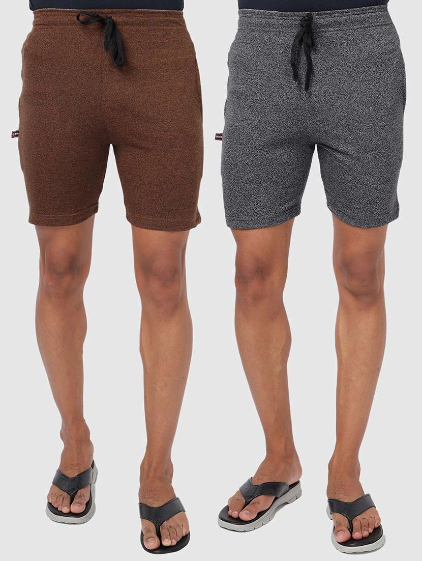 men pack of 2 solid shorts