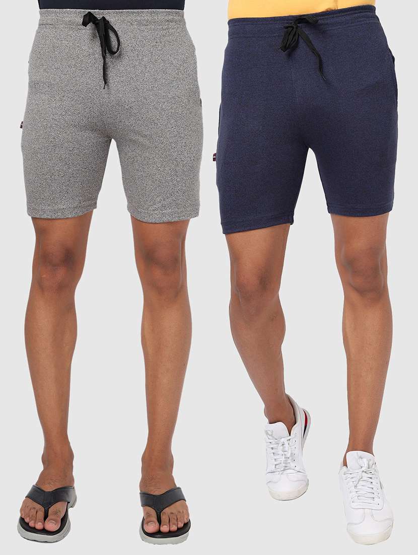 men pack of 2 solid shorts