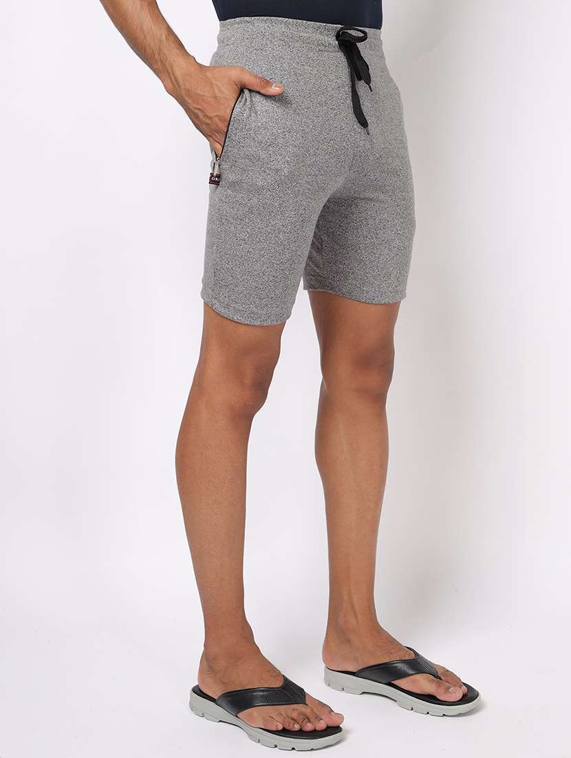 Men Pack Of 2 Solid Shorts - 20410138 -  Standard Image - 4