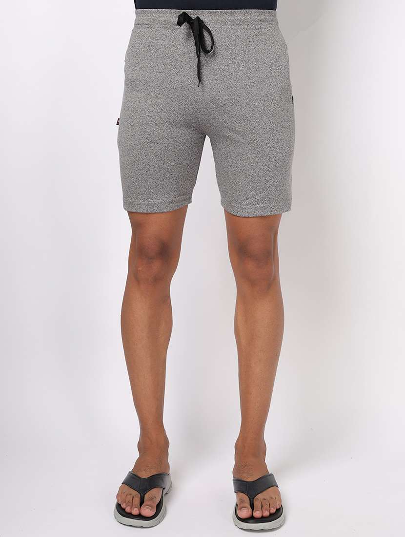 Men Pack Of 2 Solid Shorts - 20410139 -  Standard Image - 1