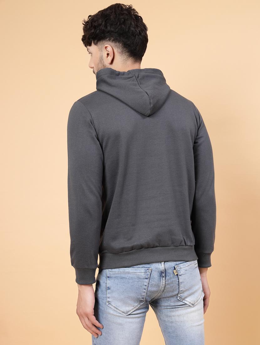 men long sleeved chest print sweatshirt - 20410857 - Standard Image - 4