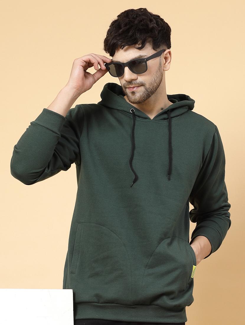 men long sleeved solid sweatshirt - 20410885 - Standard Image - 1