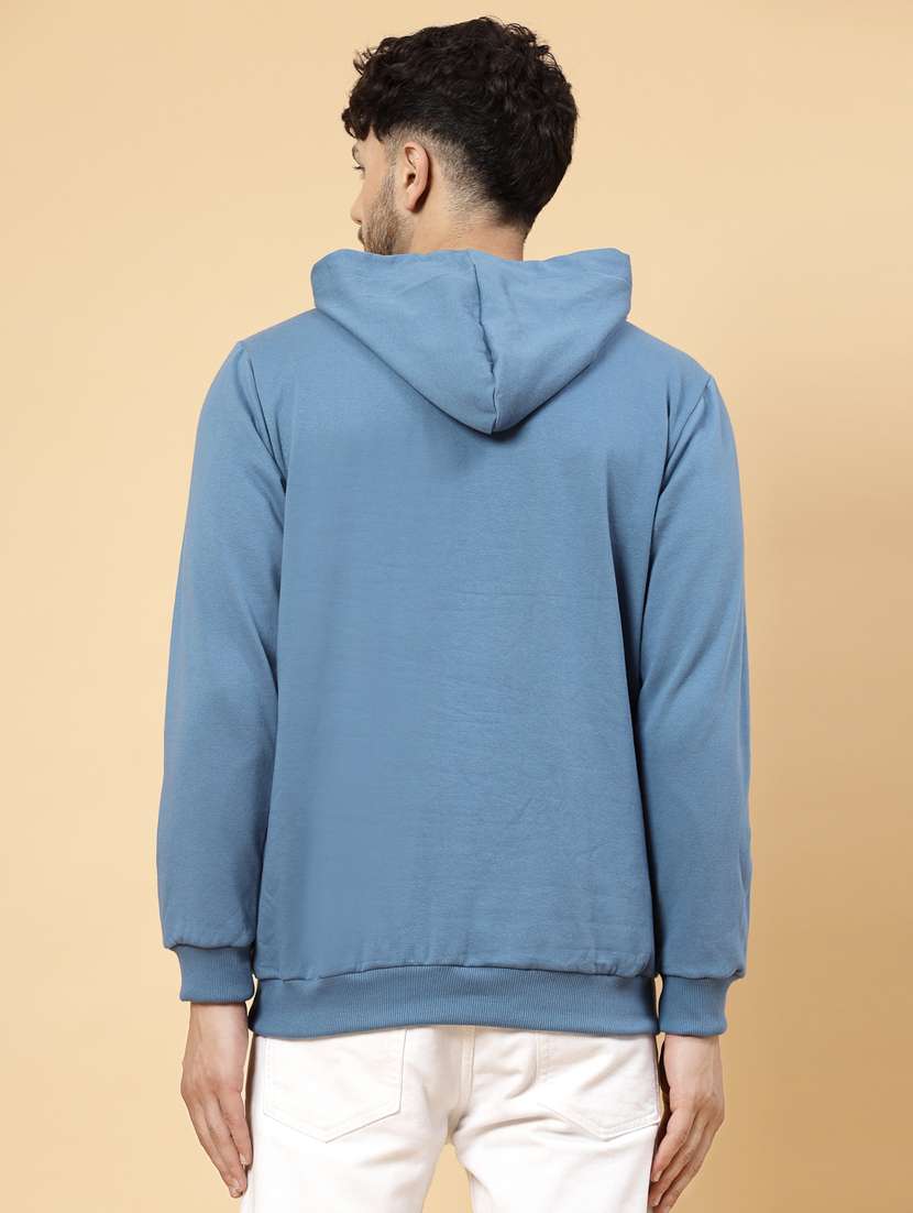 men long sleeved solid sweatshirt - 20410887 - Standard Image - 4