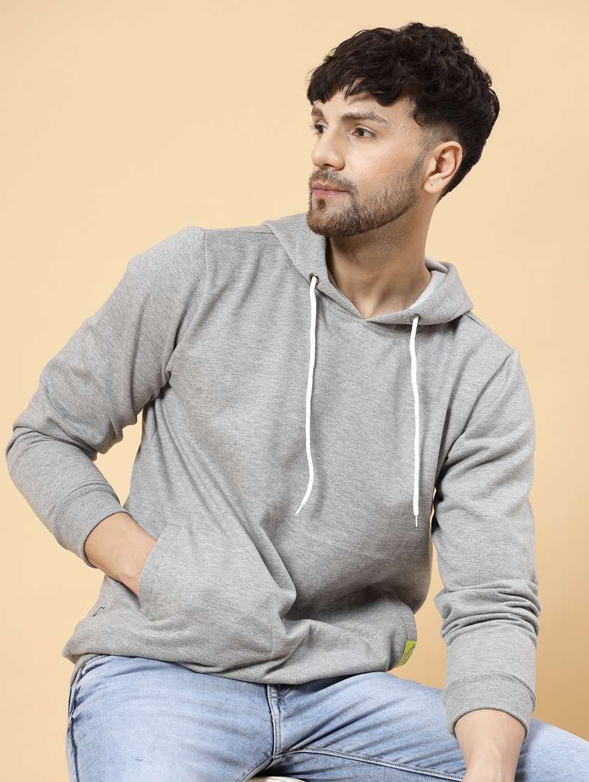men long sleeved solid sweatshirt - 20410888 -  Standard Image - 1