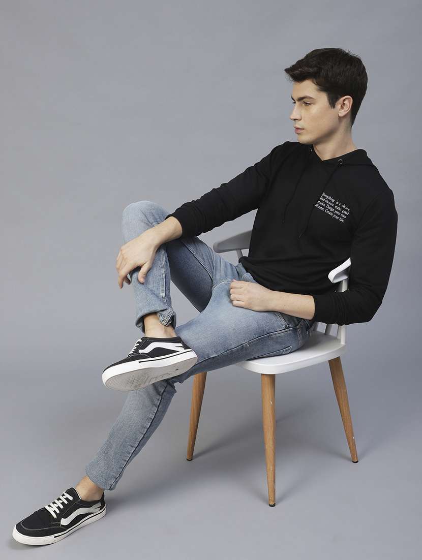 men long sleeved placement printed sweatshirt - 20410897 -  Standard Image - 6