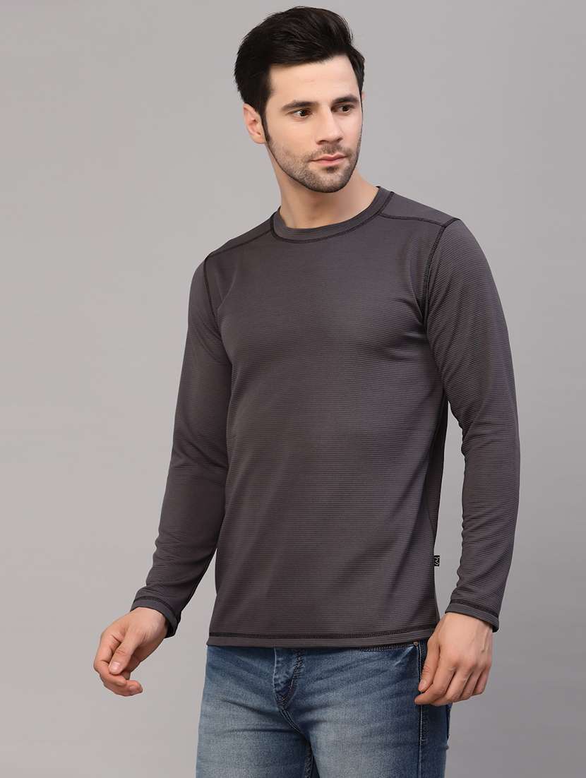 men long sleeved solid sweatshirt - 20410928 - Standard Image - 1