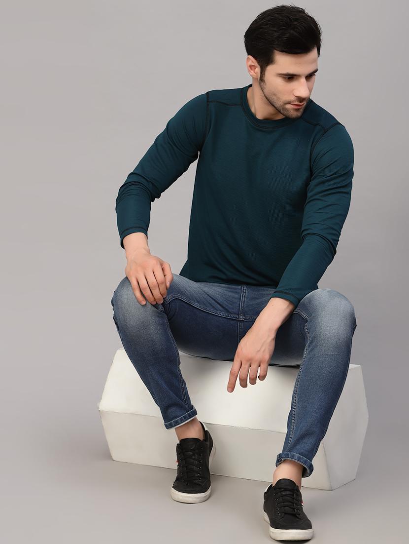 men long sleeved solid sweatshirt - 20410929 - Standard Image - 6