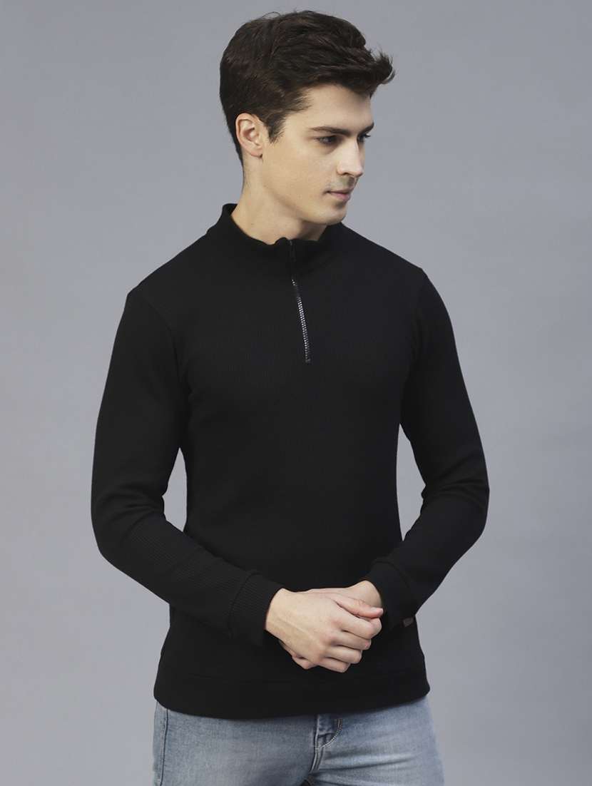 men long sleeved solid sweatshirt - 20410932 - Zoom Image - 0