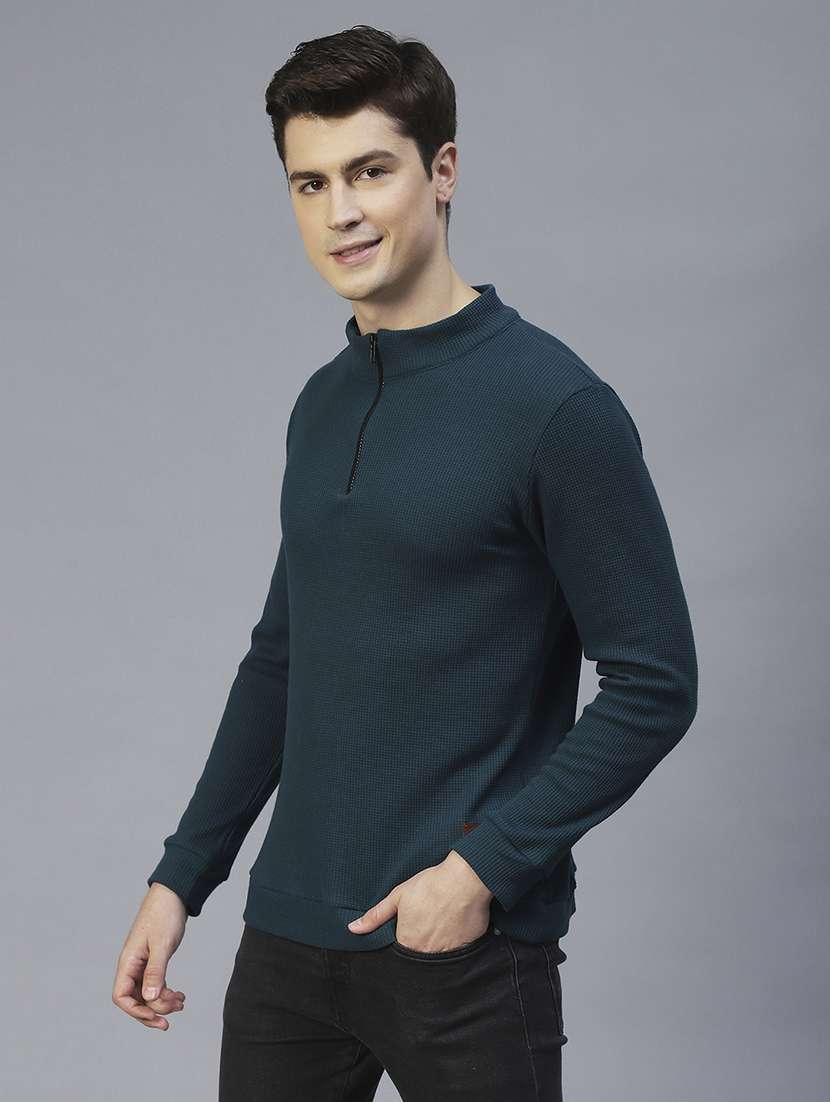 men long sleeved solid sweatshirt - 20410934 -  Standard Image - 1