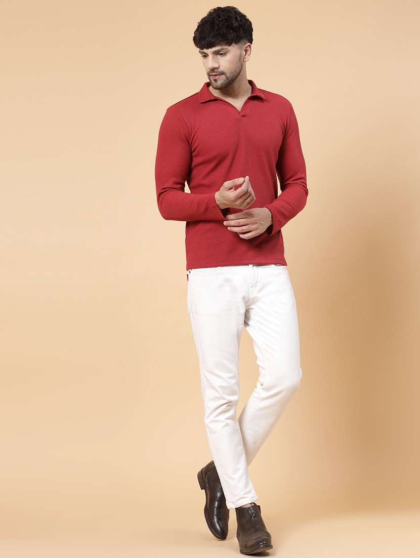 men solid polo t-shirt - 20410945 -  Standard Image - 6