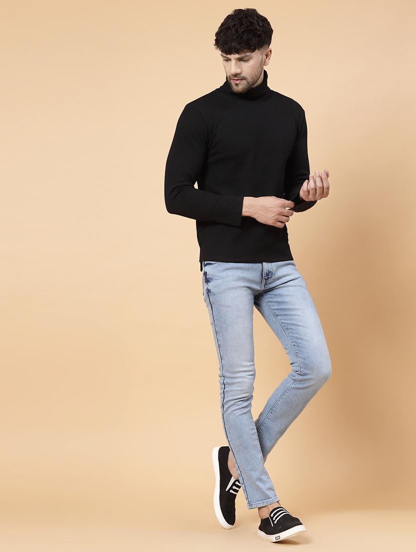 men long sleeved solid sweatshirt - 20410949 - Standard Image - 6