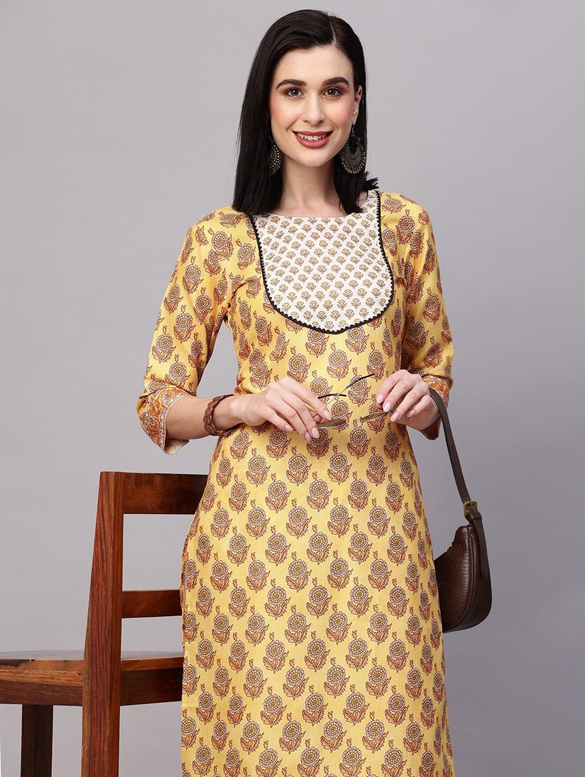 floral kurta pant set - 20410973 - Standard Image - 4