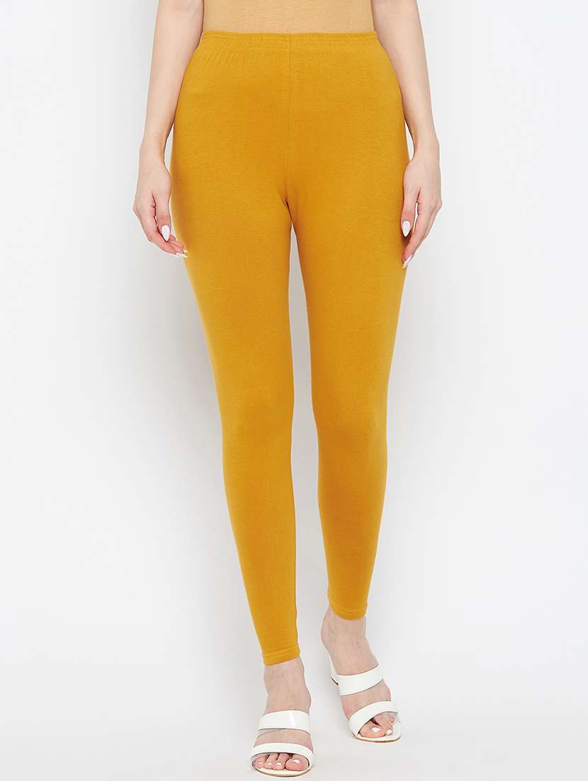 women pack of 2 solid leggings - 20412818 -  Standard Image - 1