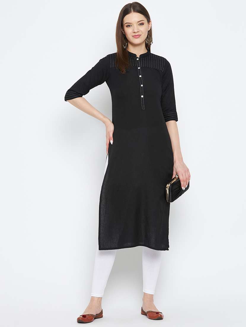 women pack of 2 solid leggings - 20412818 -  Standard Image - 4