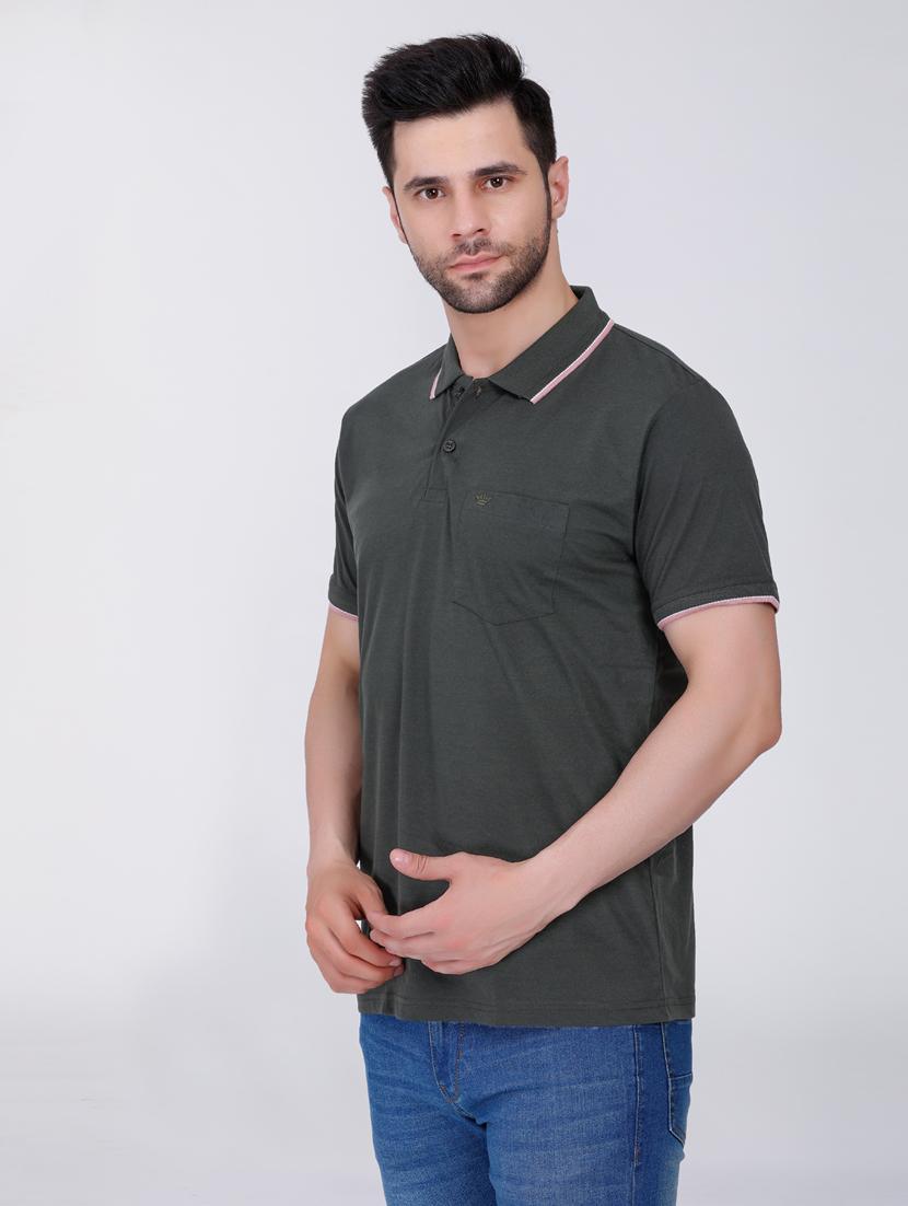 men short sleeve polo t-shirt - 20412966 - Standard Image - 1