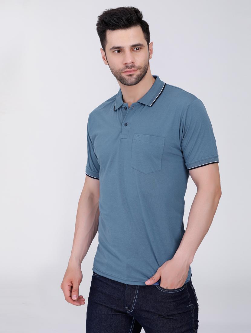 women's plain polo neck t-shirt - 20412972 - Standard Image - 1