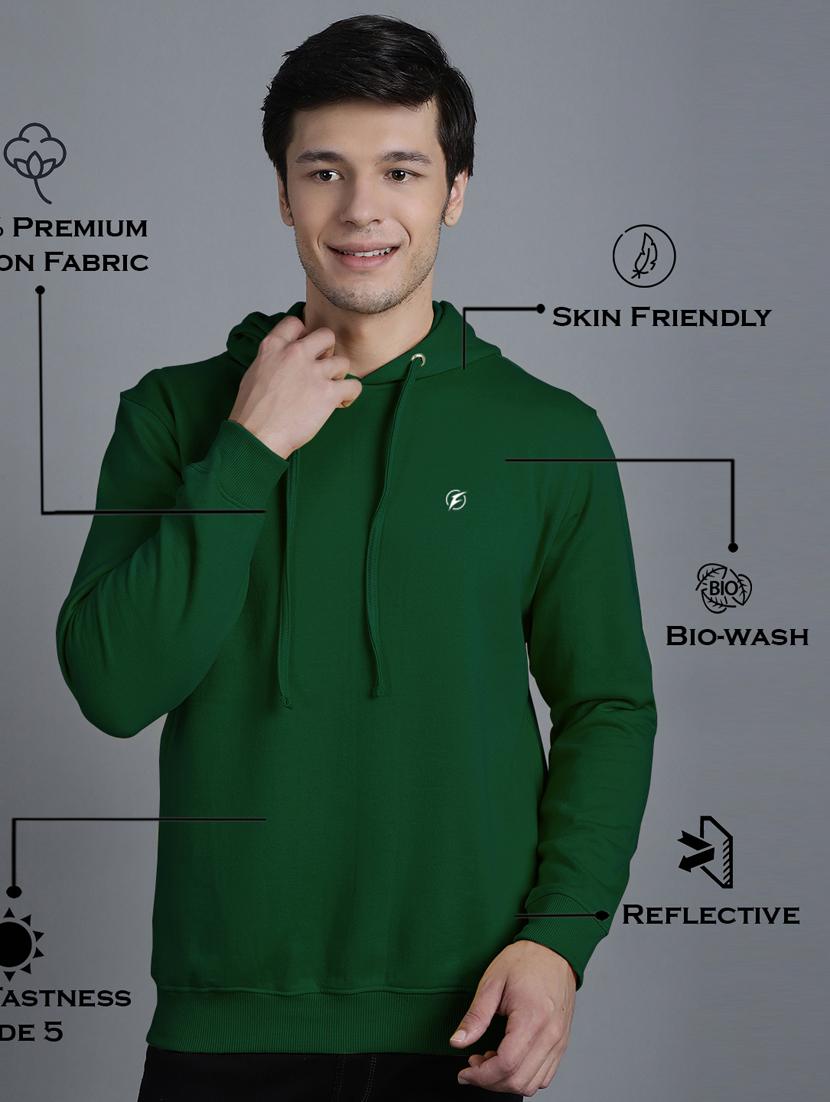 mens plain sweatshirt - 20413534 - Standard Image - 4