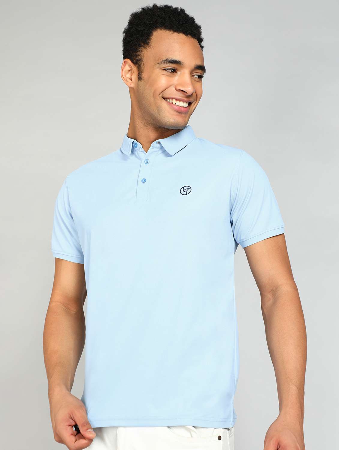 men solid cotton polo t-shirt - 20413927 -  Standard Image - 1