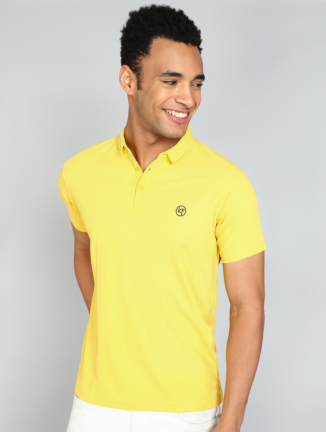 men solid cotton polo t-shirt - 20413929 - Standard Image - 1