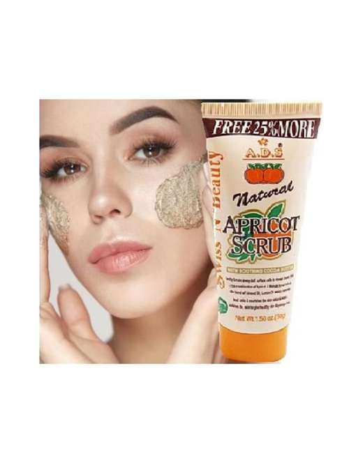 women's natural apricot scrub