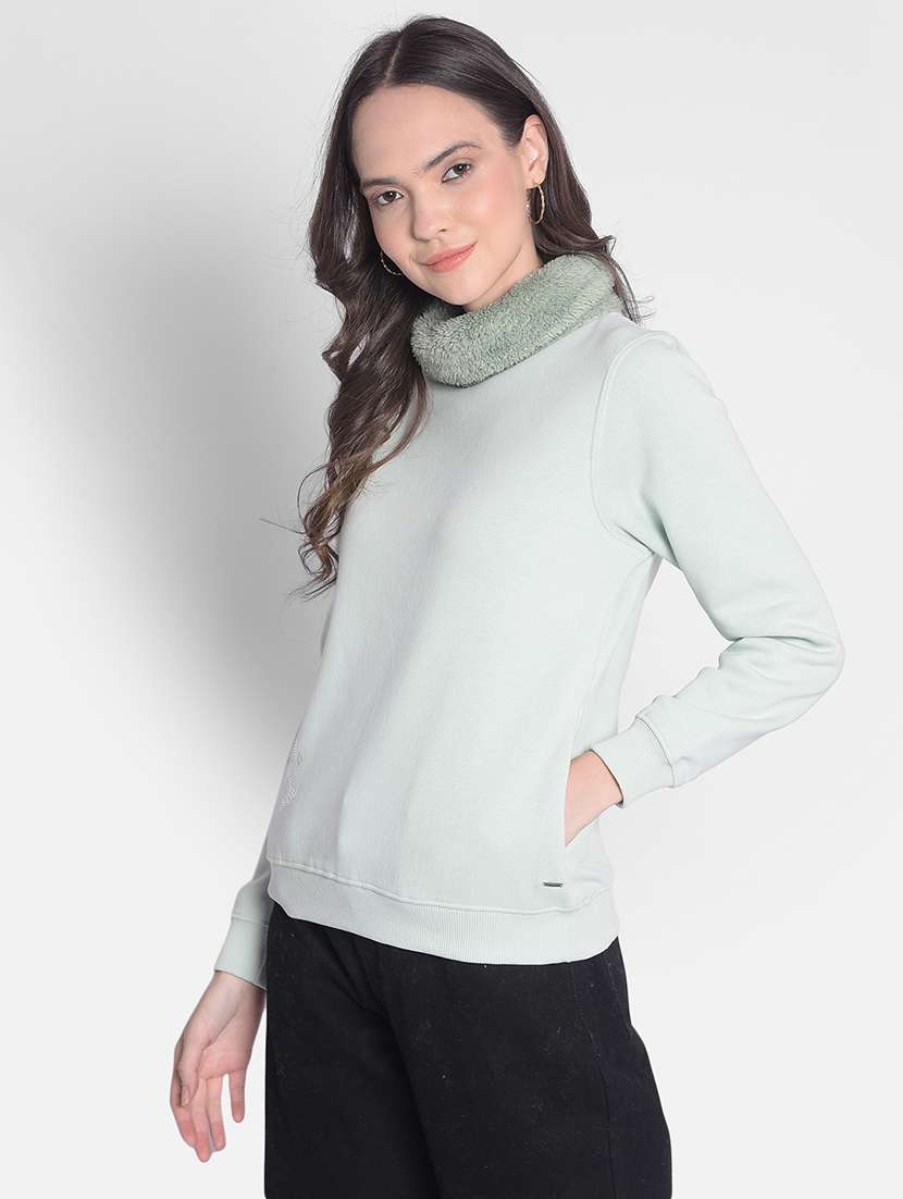 women's placement print sweatshirt - 20417285 -  Standard Image - 1