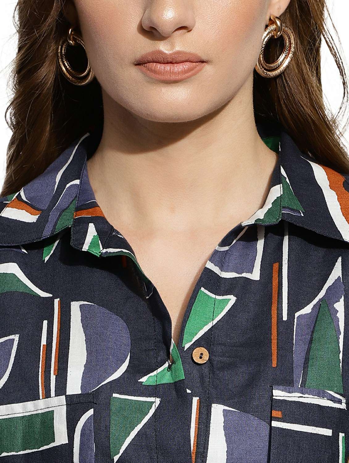 black printed shirt and trouser set co-ord - 20418759 - Standard Image - 4
