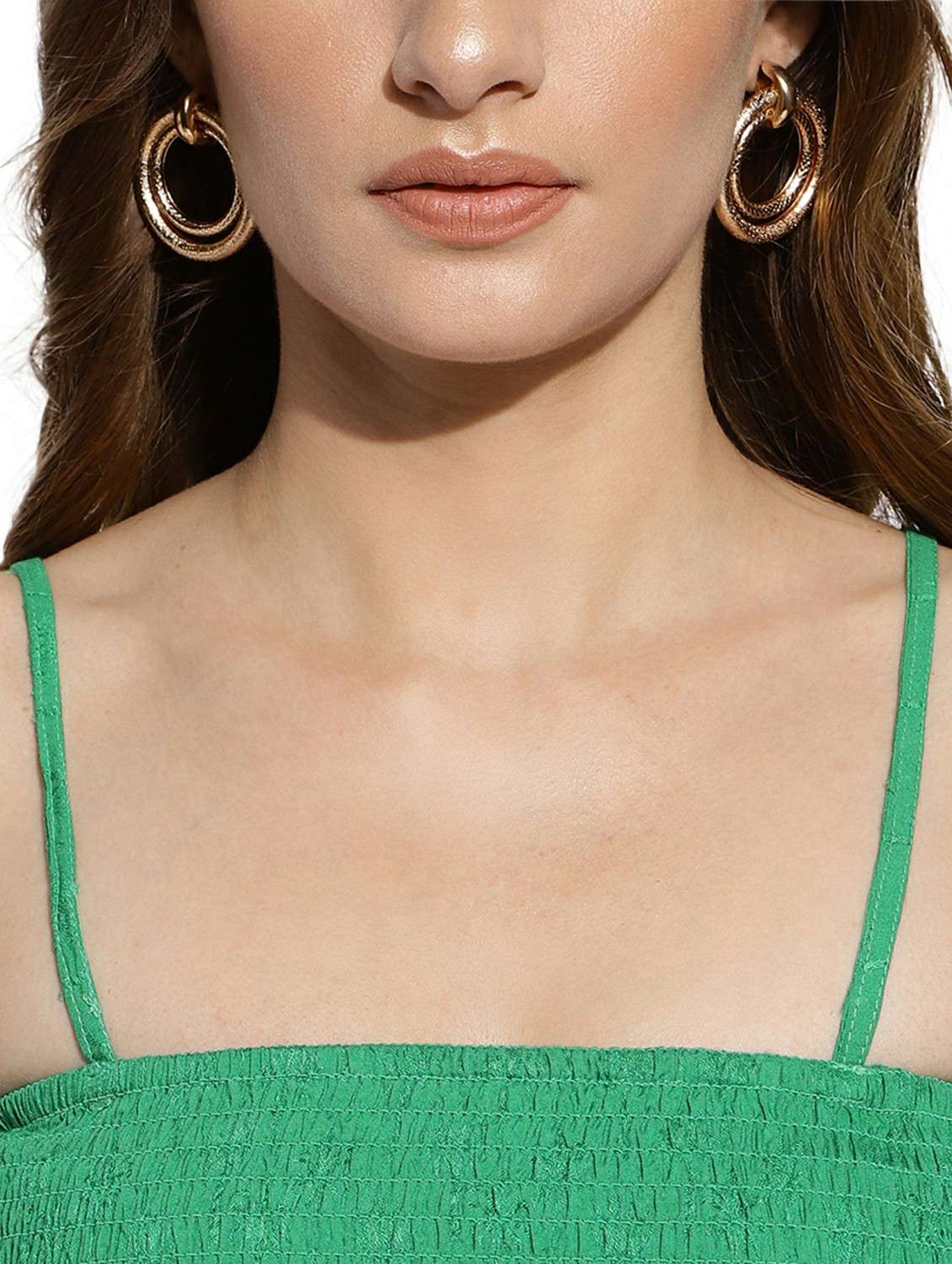 green self design top and shorts co-ord - 20418763 -  Standard Image - 4