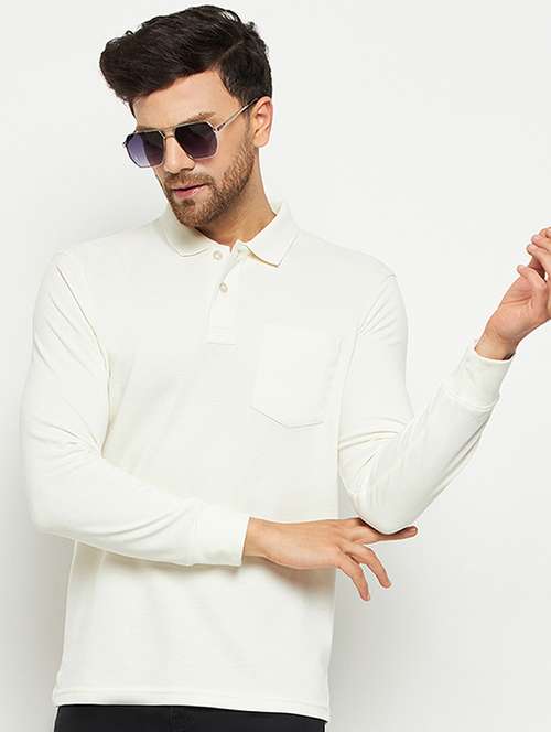 men solids polo neck t-shirts - 20418921 - Standard Image - 0