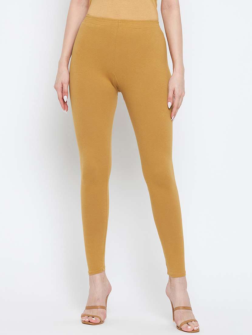 women pack of 2 solid leggings - 20418972 -  Standard Image - 1