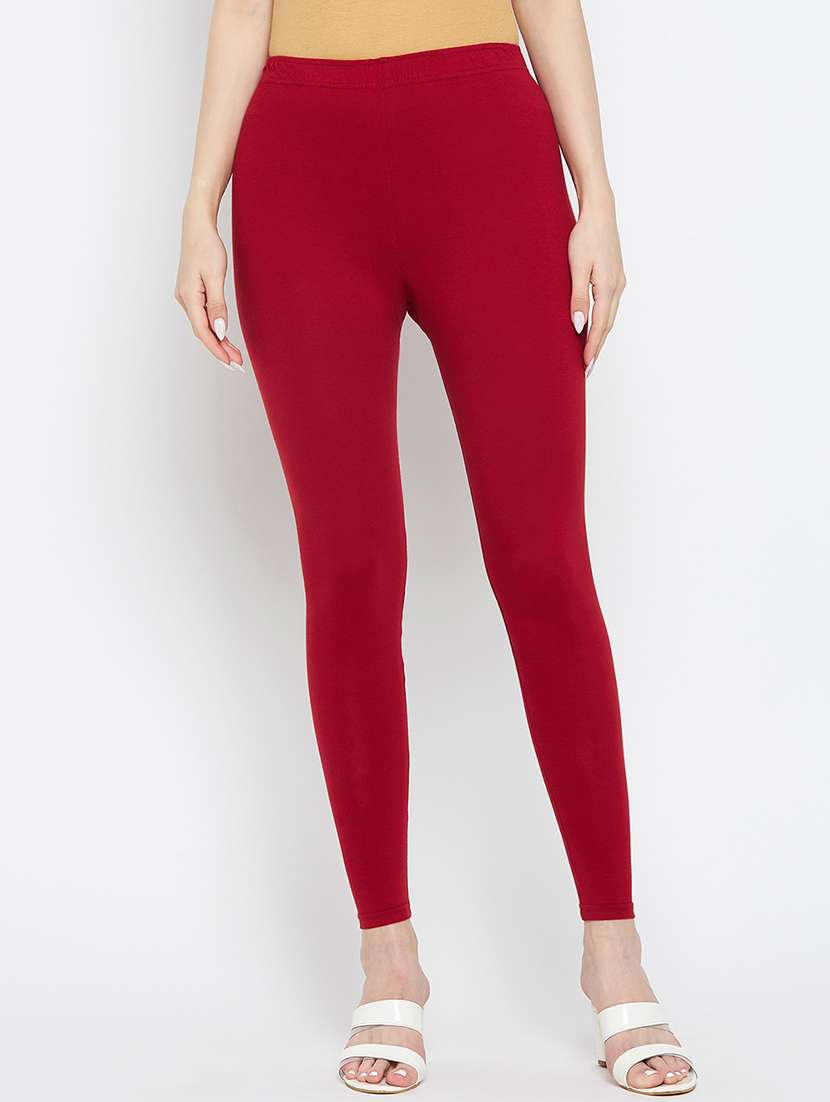 women pack of 2 solid leggings - 20418980 -  Standard Image - 1