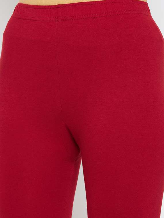 women pack of 2 solid leggings - 20418995 -  Standard Image - 4