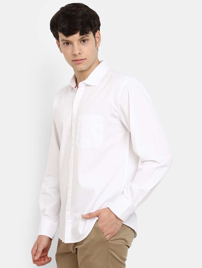 men cotton long sleeve casual shirt - 20420582 -  Standard Image - 1