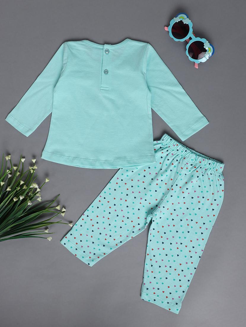 kids cotton full length twin sets - 20421332 - Standard Image - 1