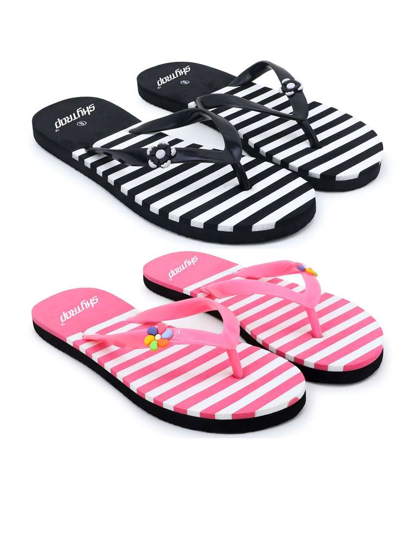 women set of 2 toe separator flip flop 