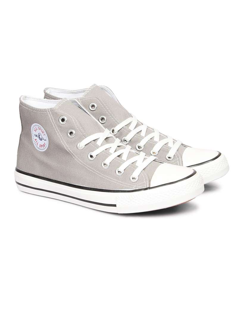 men canvas lace up sneaker - 20425443 -  Standard Image - 1