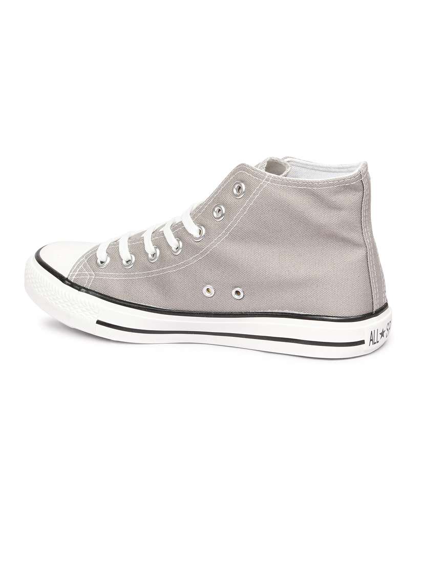 men canvas lace up sneaker - 20425443 -  Standard Image - 4