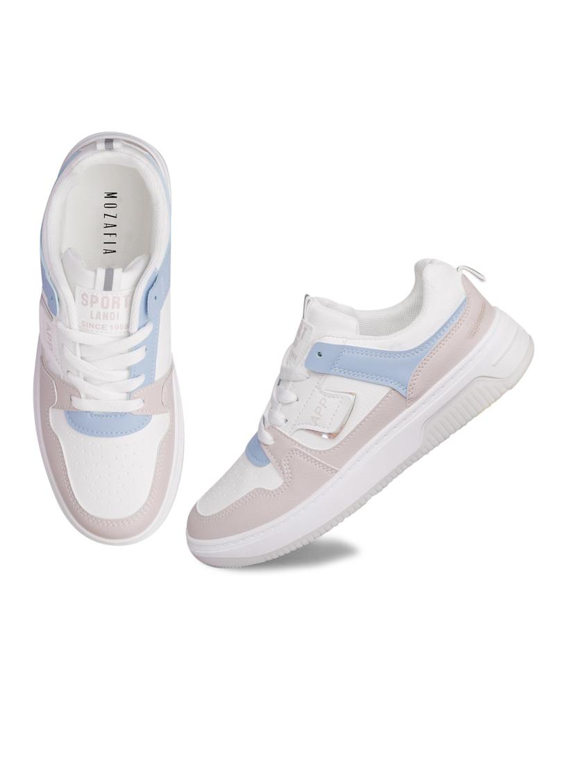 women's multi colored lace-up sneaker - 20425631 -  Standard Image - 1