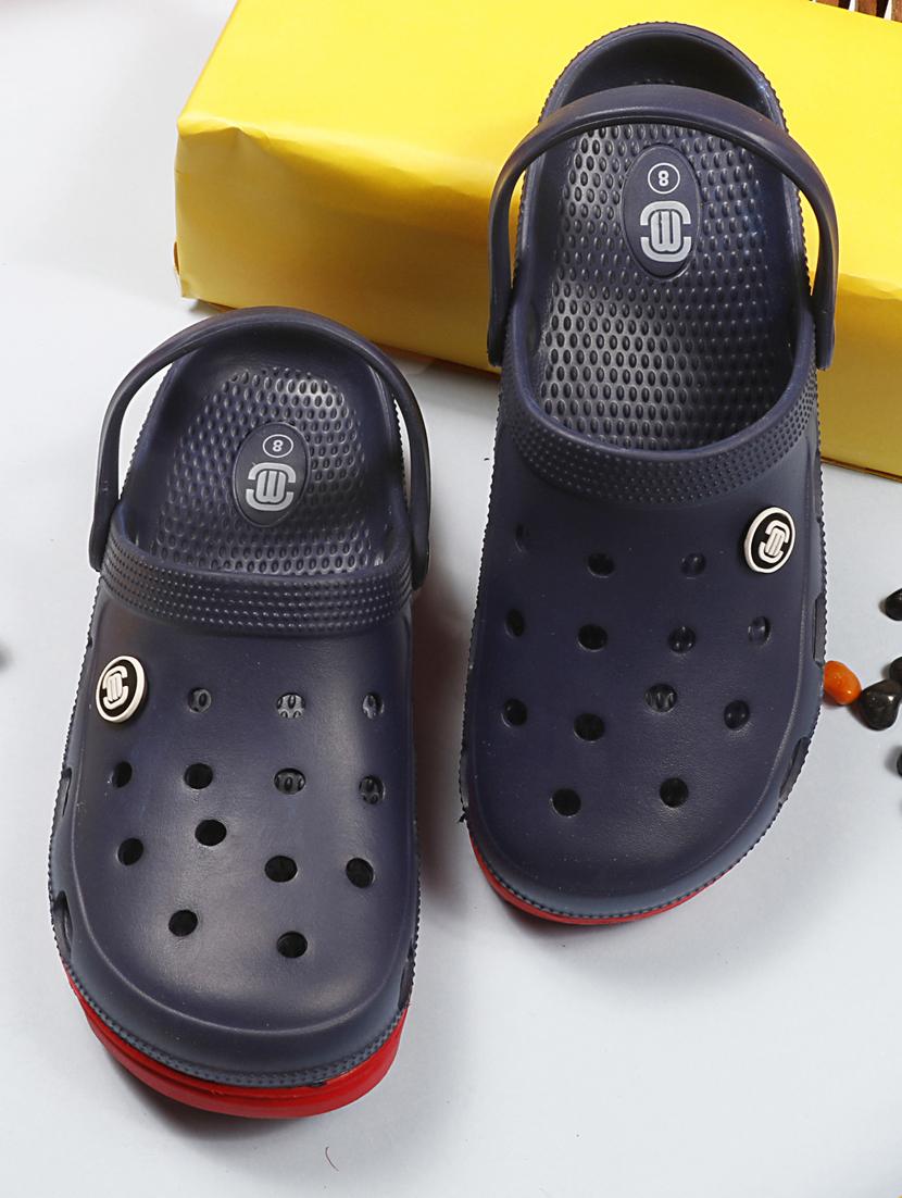 men solid navy blue flip flop - 20425804 - Zoom Image - 0
