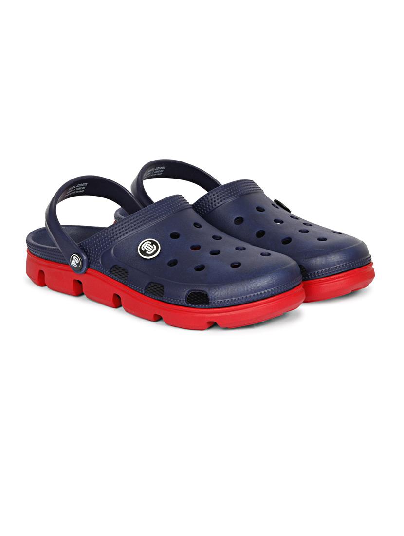 men solid navy blue flip flop - 20425804 -  Standard Image - 1