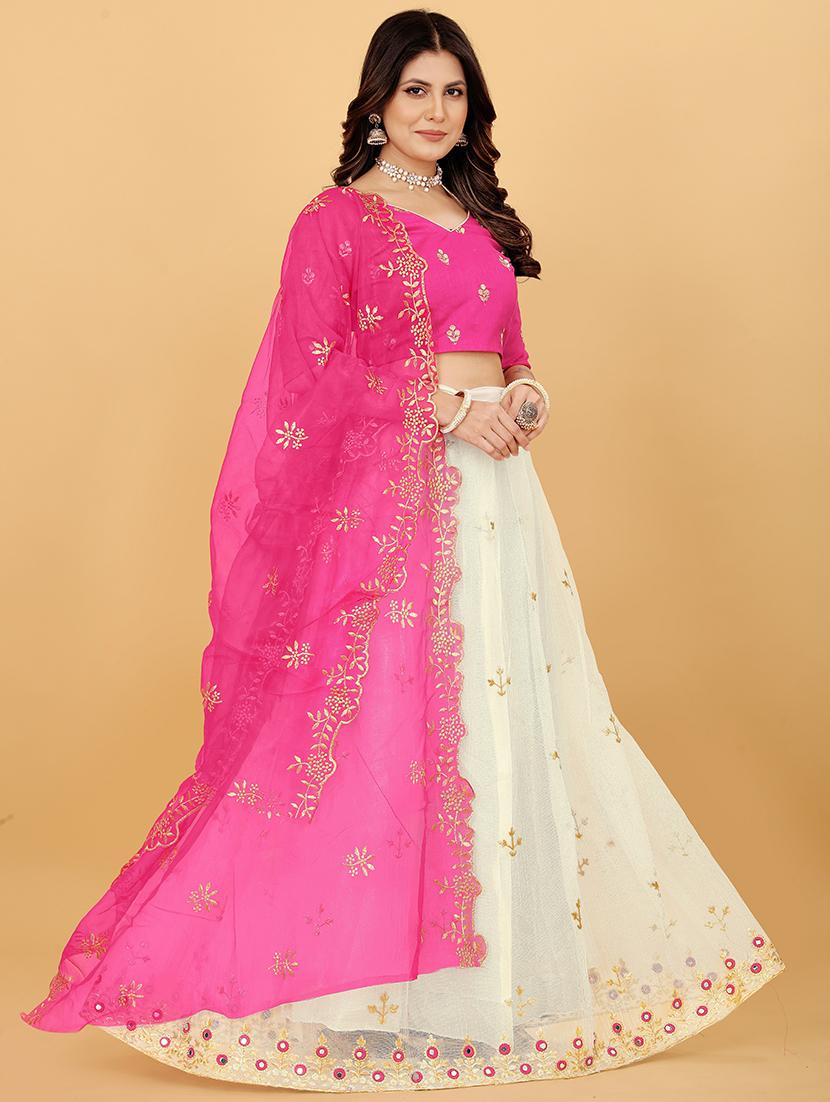women white semi-stitched lehenga choli - 20426587 - Standard Image - 1