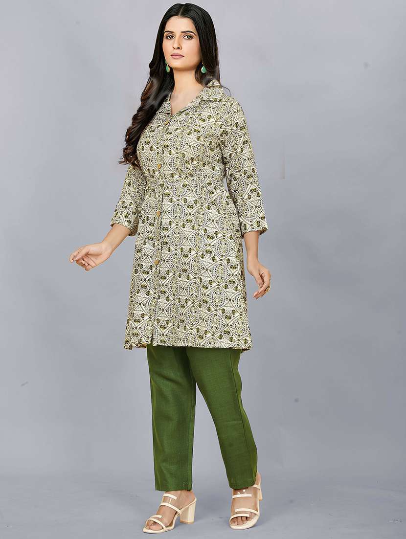 floral kurta pant set - 20426592 - Standard Image - 1