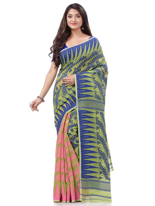 women's self design multi colored saree with blouse - 20427184 - Standard Image - 0