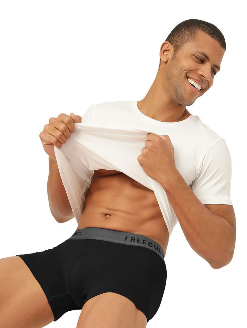 men solid modal trunk - 20427600 -  Standard Image - 4