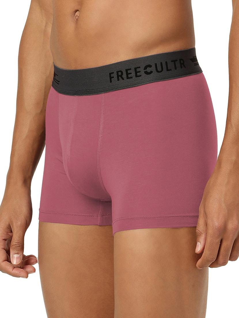 men solid modal trunk - 20427601 - Standard Image - 1