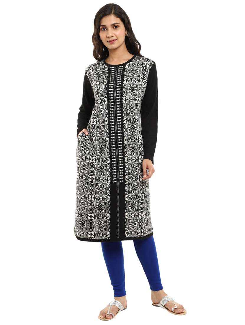 blue solid cotton legging - 20428199 -  Standard Image - 4