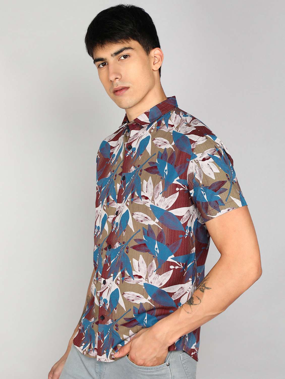 multi colored printed casual shirt - 20428695 -  Standard Image - 1