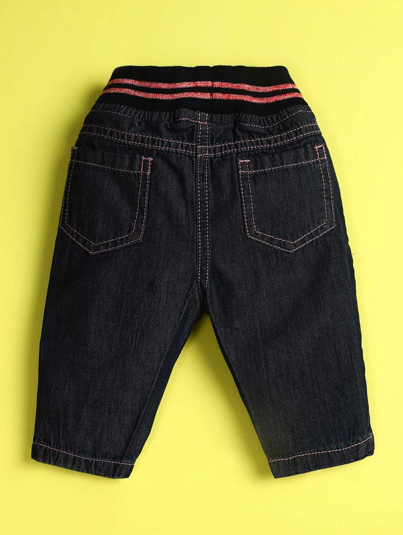 girls solid slim fit jeans - 20429025 -  Standard Image - 1