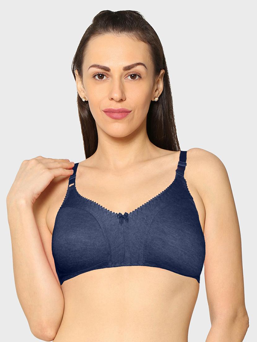 women pack of 2 solid t-shirt bra - 20429271 -  Standard Image - 1