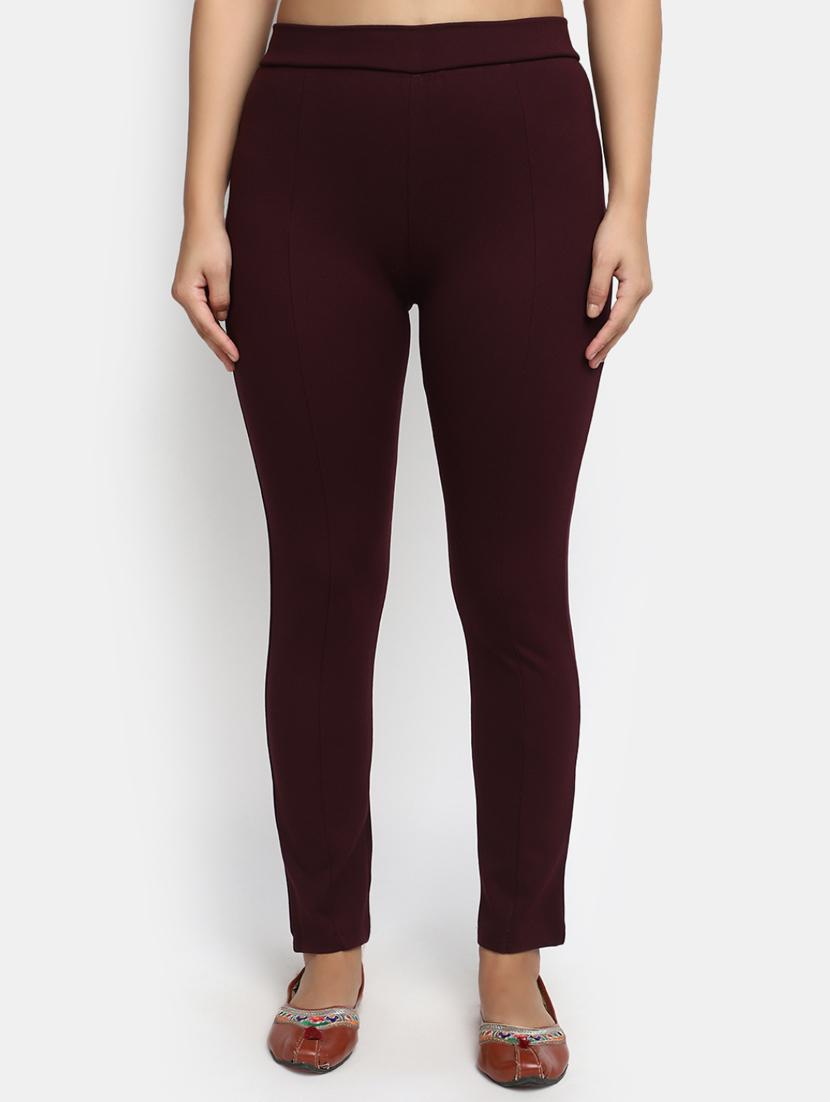women solid high rise legging  - 20429386 -  Zoom Image - 0